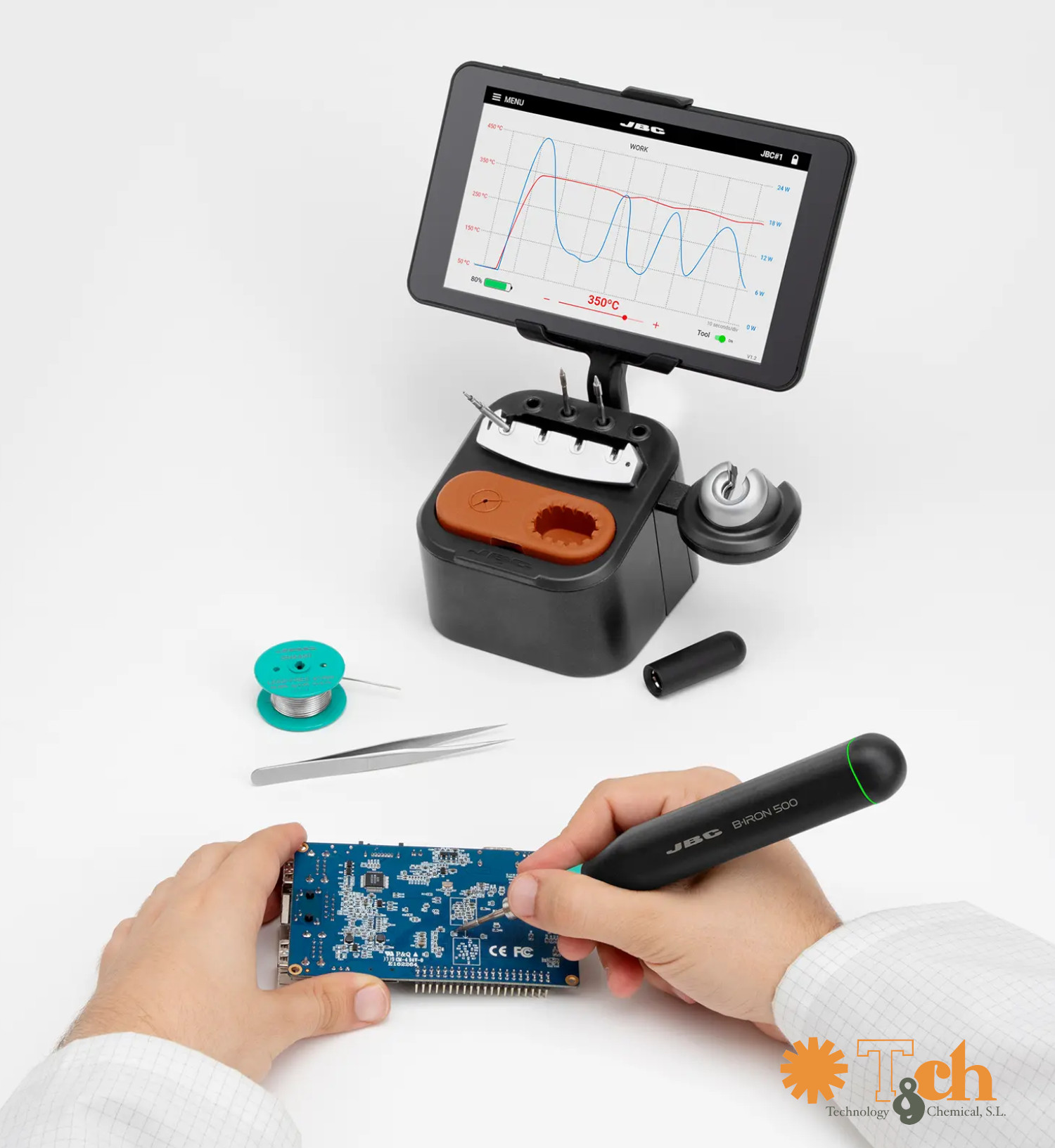 JBC B-iRON: Equipo nº1 en soldadura inalámbrica